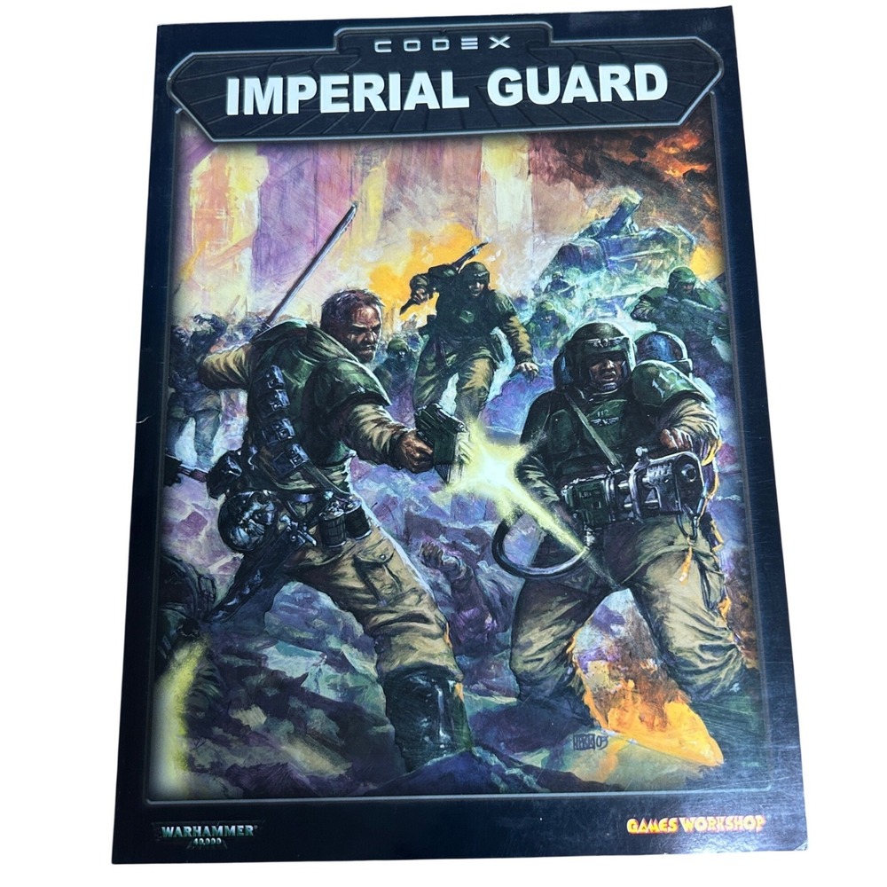 Games Workshop Codex Imperial Guard Warhammer 40k 2003 Warrior Alien galaxy book